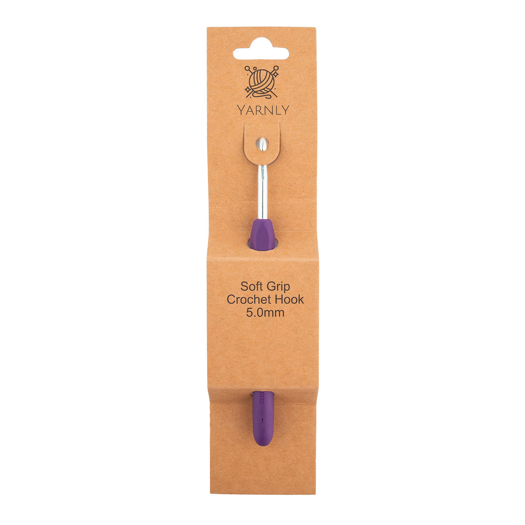 Soft Grip Ergonomic Crochet Hook 5.00mm - Yarnly