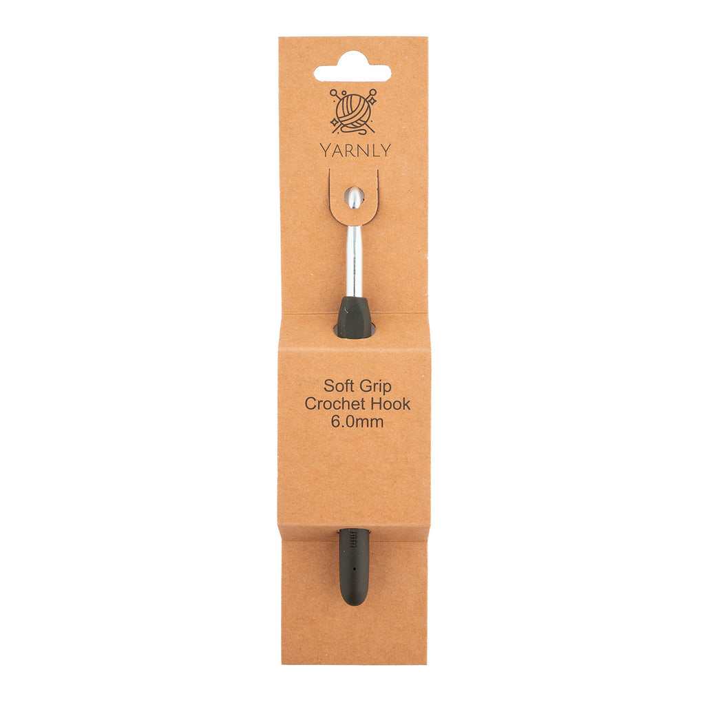 Soft Grip Ergonomic Crochet Hook 6.00mm - Yarnly