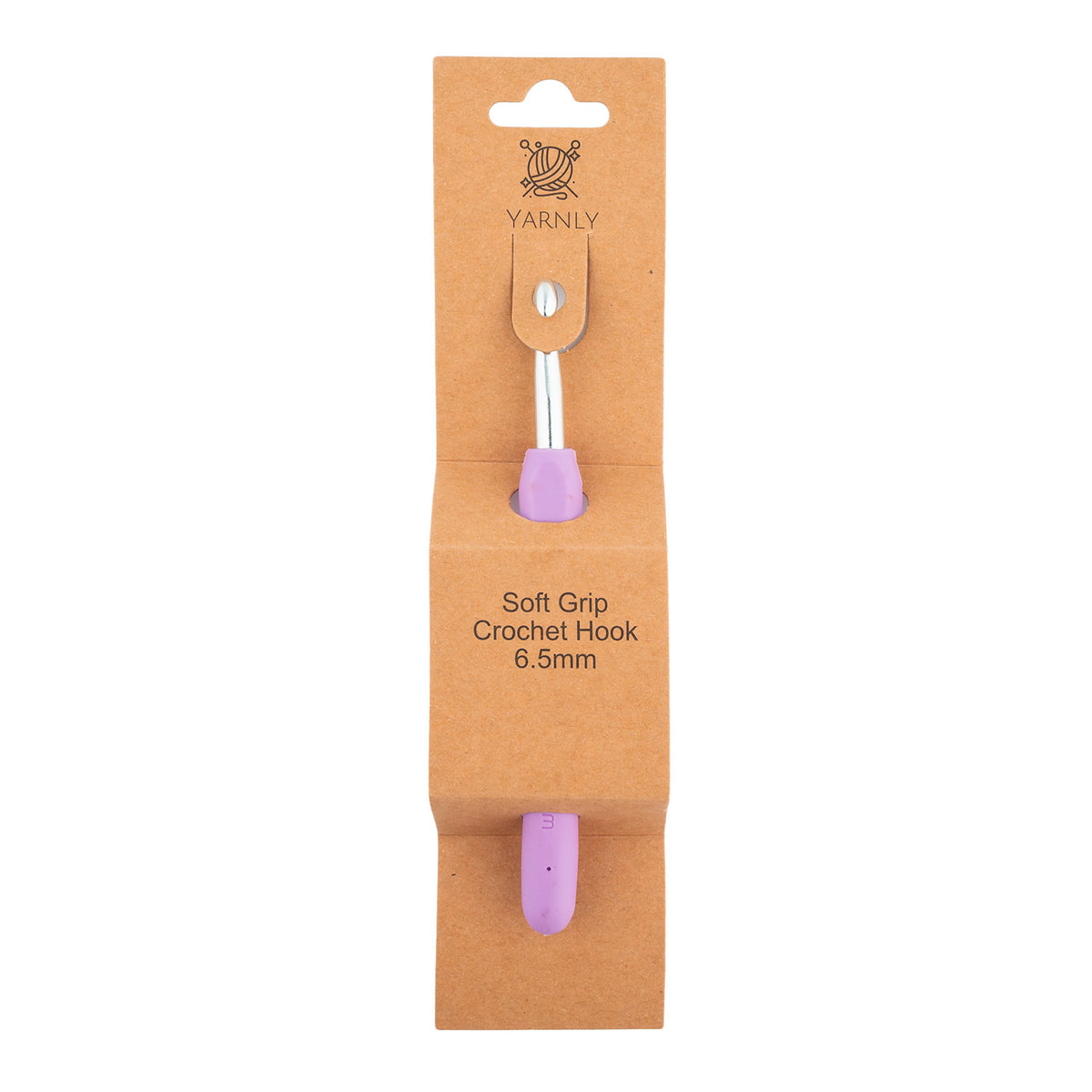 Soft Grip Ergonomic Crochet Hook 6.5mm - Yarnly