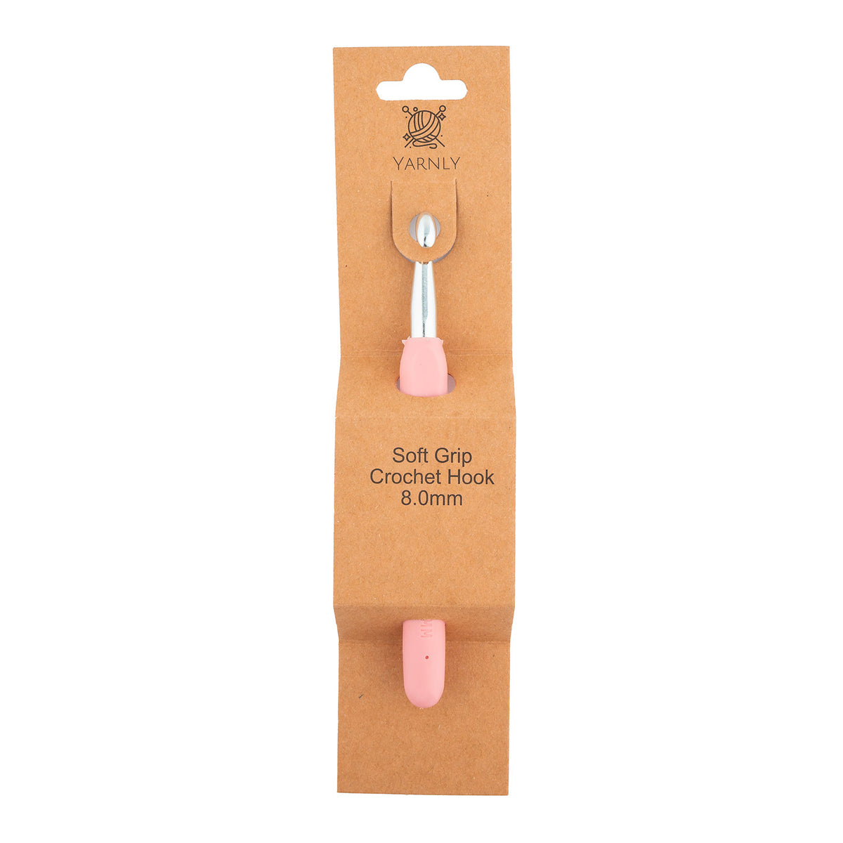 Soft Grip Ergonomic Crochet Hook 8.0mm - Yarnly