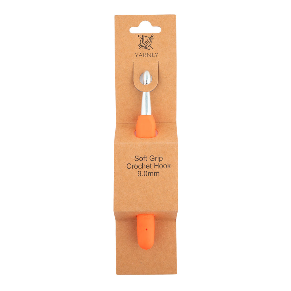 Soft Grip Ergonomic Crochet Hook 9.0mm - Yarnly