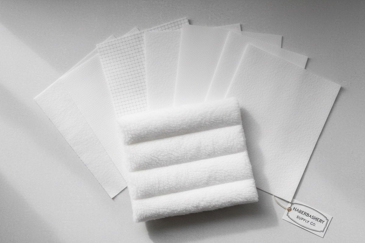 White Interfacings and Interlinings