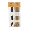 Yarnly Embroidery Thread – Neutral Mix | 6 Colours, 12 Pack